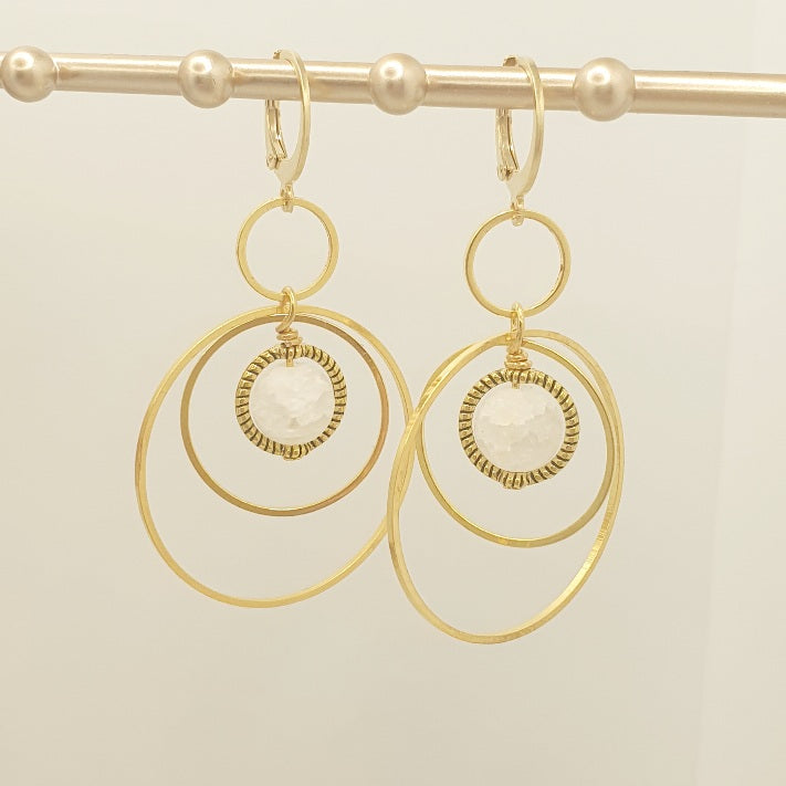 Boucles d'oreilles SATURNE